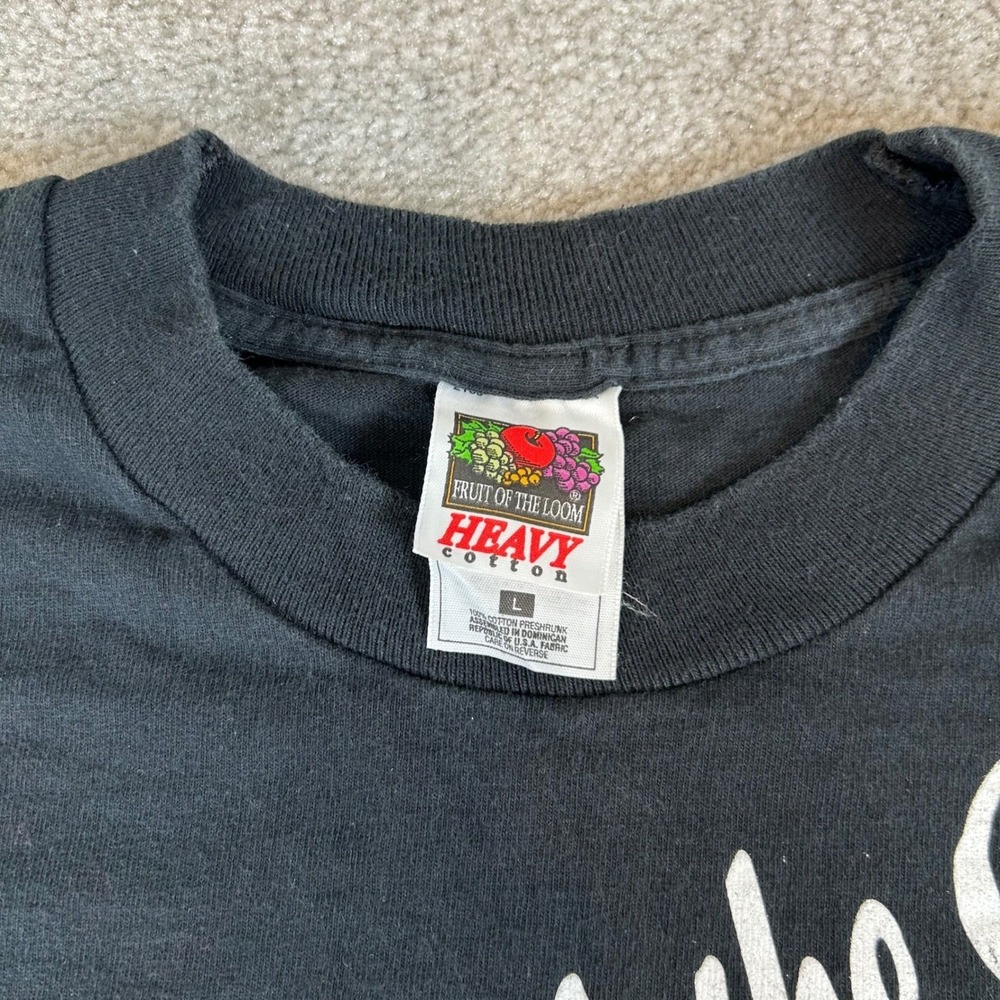 Vintage 1999 Myrtle Beach Spring Rally T-Shirt Men's L Black Ride of the Century - Picture 7 of 12